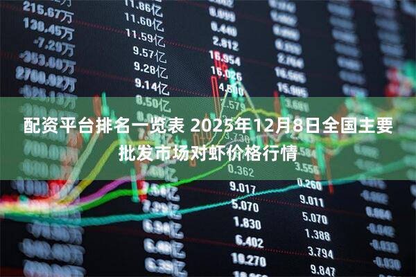 配资平台排名一览表 2025年12月8日全国主要批发市场对虾价格行情